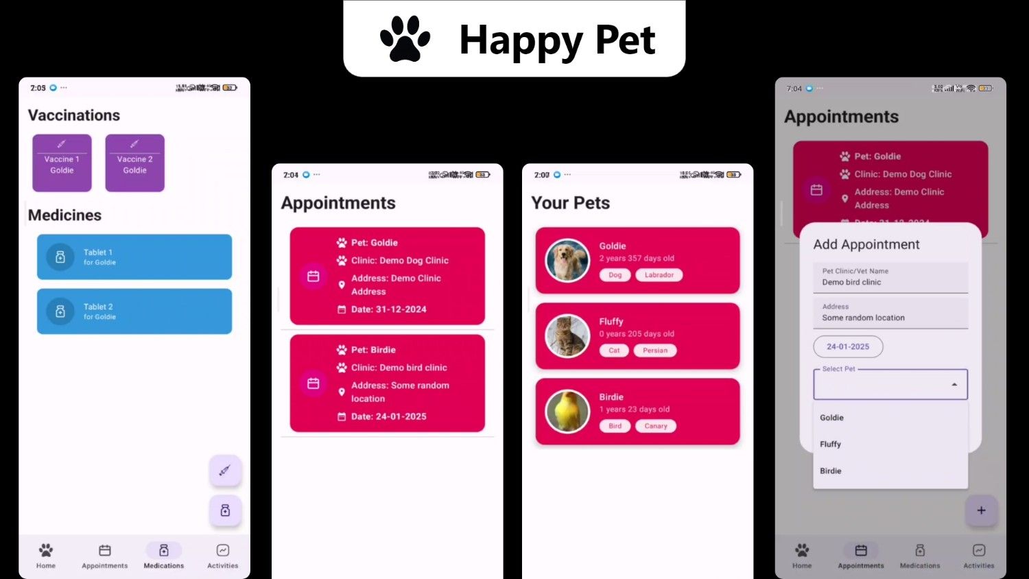 Happy Pet — Pet Care Android App